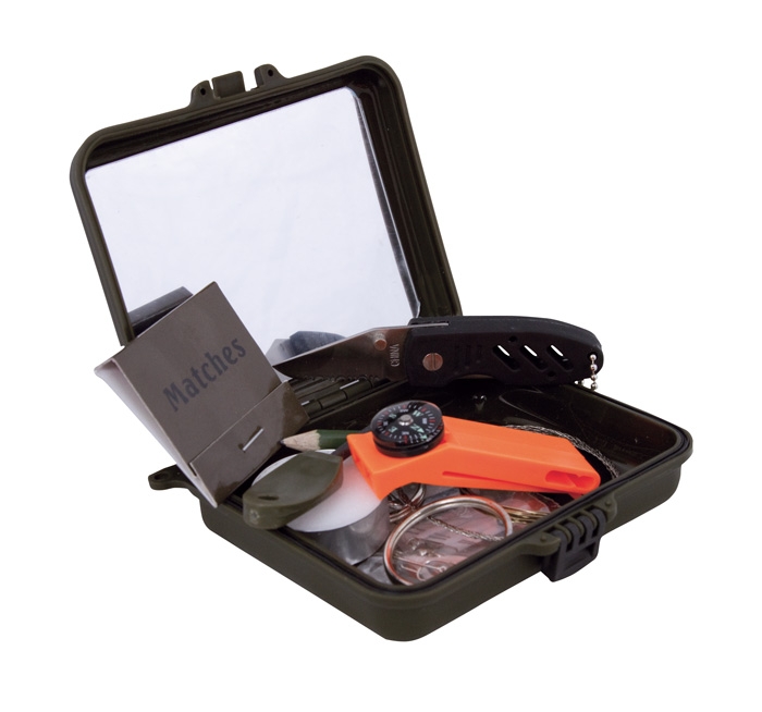 Survival Kit in Kst.Box - Überlebensset